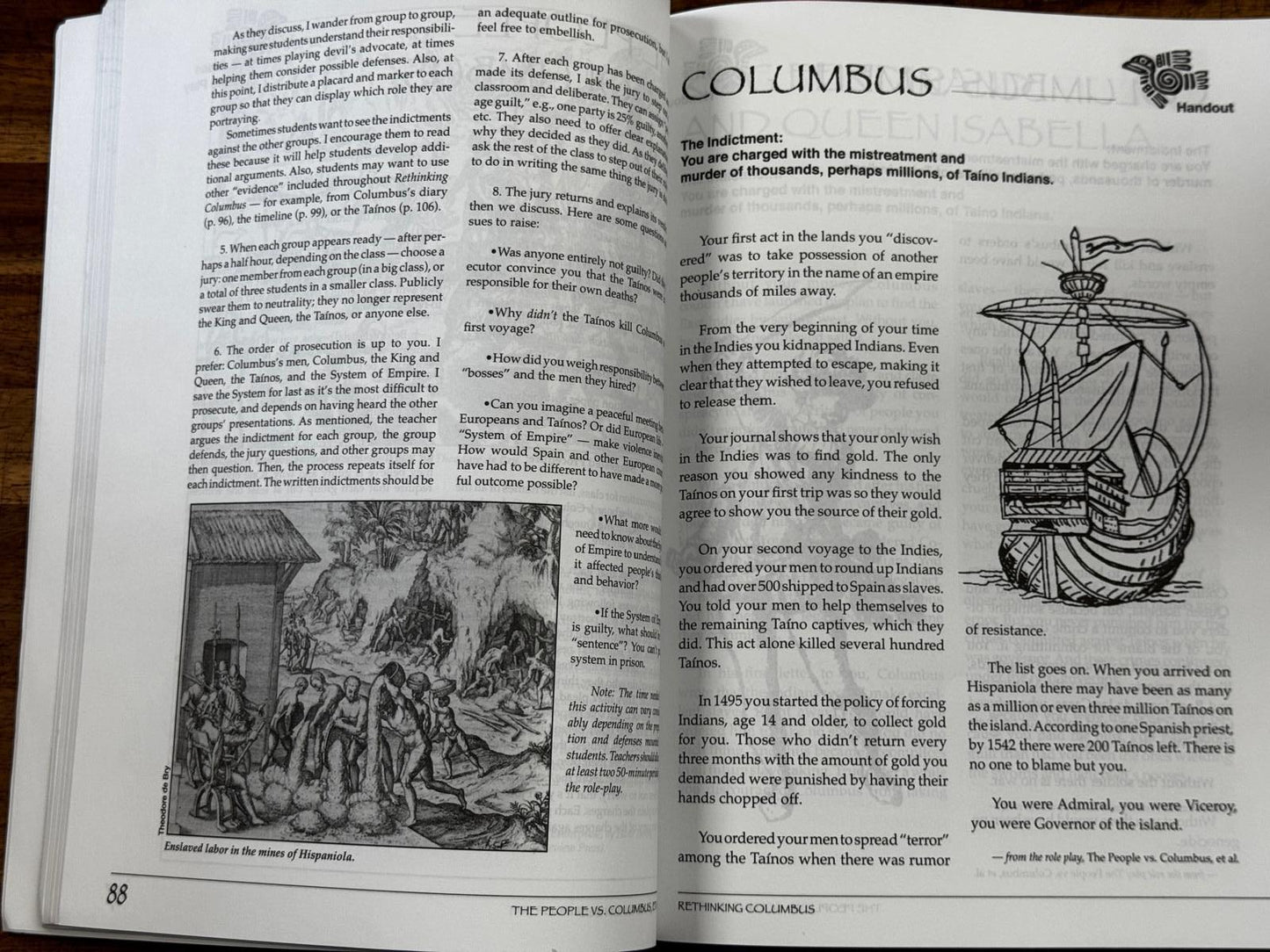 Rethinking Columbus: The Next 500 Years - Condition GOOD & CLEAN
