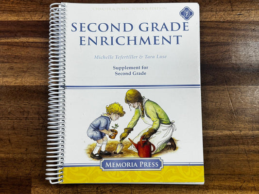 Memoria Press Second Grade Enrichment Supplement - Condition GOOD & CLEAN