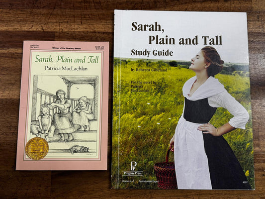 Sarah, Plain and Tall by Patricia MacLachlan SET - Text & Study Guide