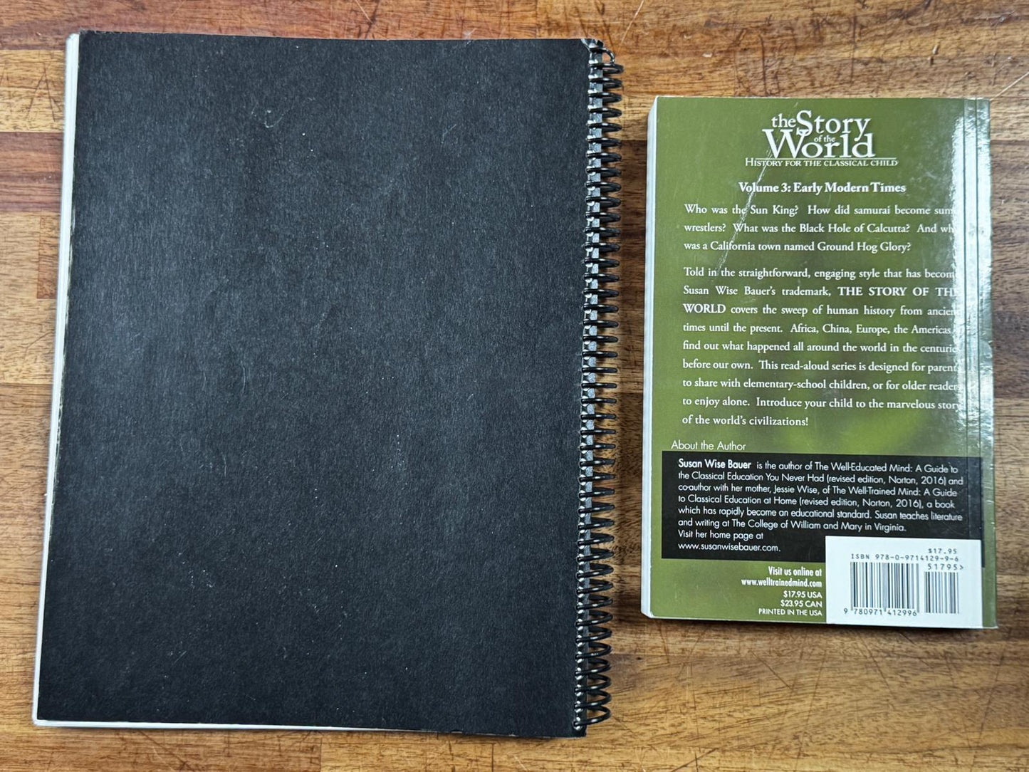 The Story of the World SET - Volume 3 Early Modern Times Text & Activity Book - Condition GOOD & CLEAN