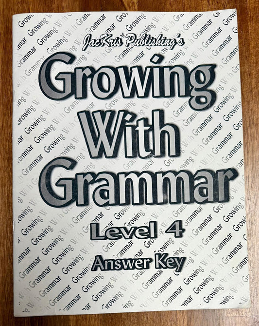 Winning With Writing Level 4 Answer Key – Condition: Acceptable & Clean