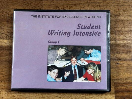 IEW Student Writing Intensive Group C DVD - Condition COMPLETE w/ Bonus DVD