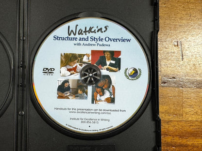 IEW Structure and Style Overview DVD (2008) – Condition GOOD & COMPLETE