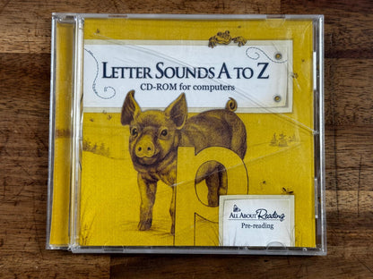 All About Reading CD-ROM Pre-Reading Letter Sounds A to Z - Condition ACCEPTABLE