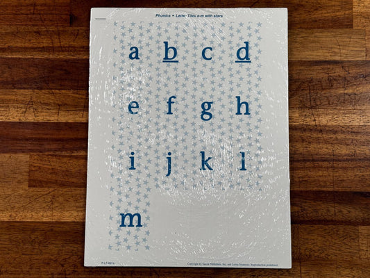 Saxon Phonics Letter Tiles (NEW)