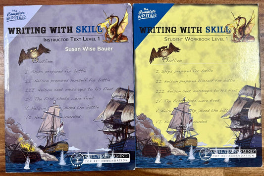 Well-Trained Mind Writing With Skill Level 1 Instructor Text & Student Workbook SET