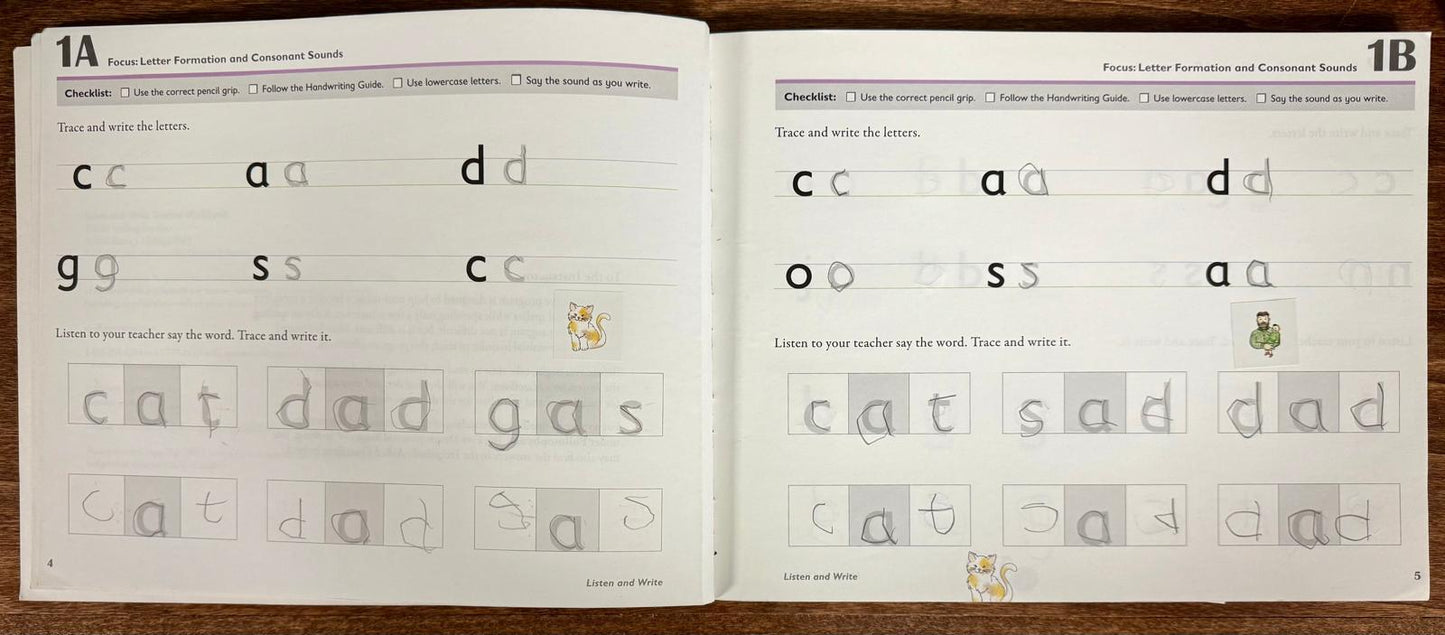 Spelling You See Level A: Listen and Write Instructor's Handbook & Student Workbook