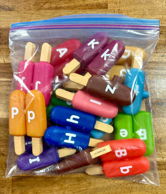 Learning Resources Alphabet Popsicles Set