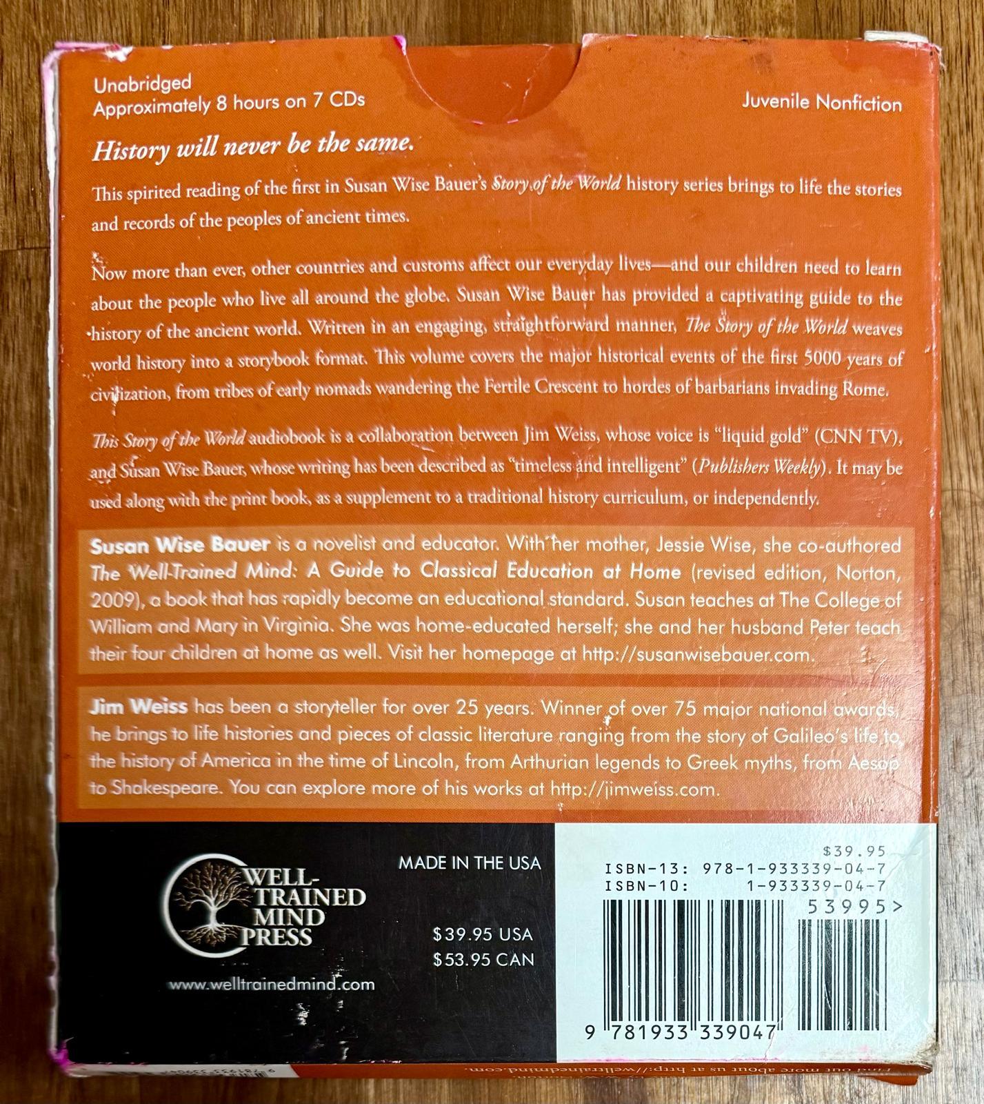 The Story of the World: Volume 1 Ancient Times Audiobook CD Set, Revised Edition
