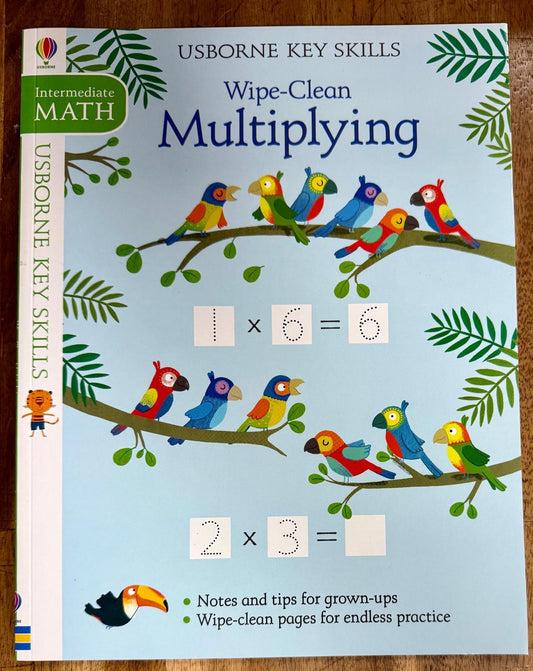 Usborne Key Skills: Wipe-Clean Multiplying