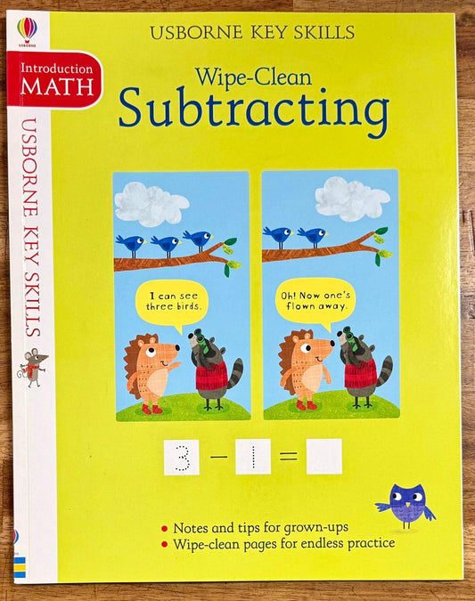 Usborne Key Skills: Wipe-Clean Subtracting