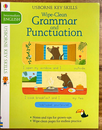 Usborne Key Skills Intermediate English: Wipe-Clean Grammar and Punctuation