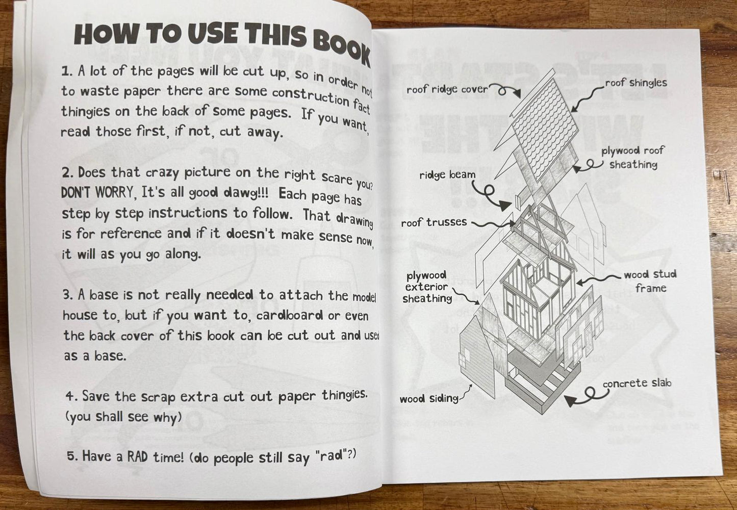 How To Build A House Step By Step Paper Model Kit