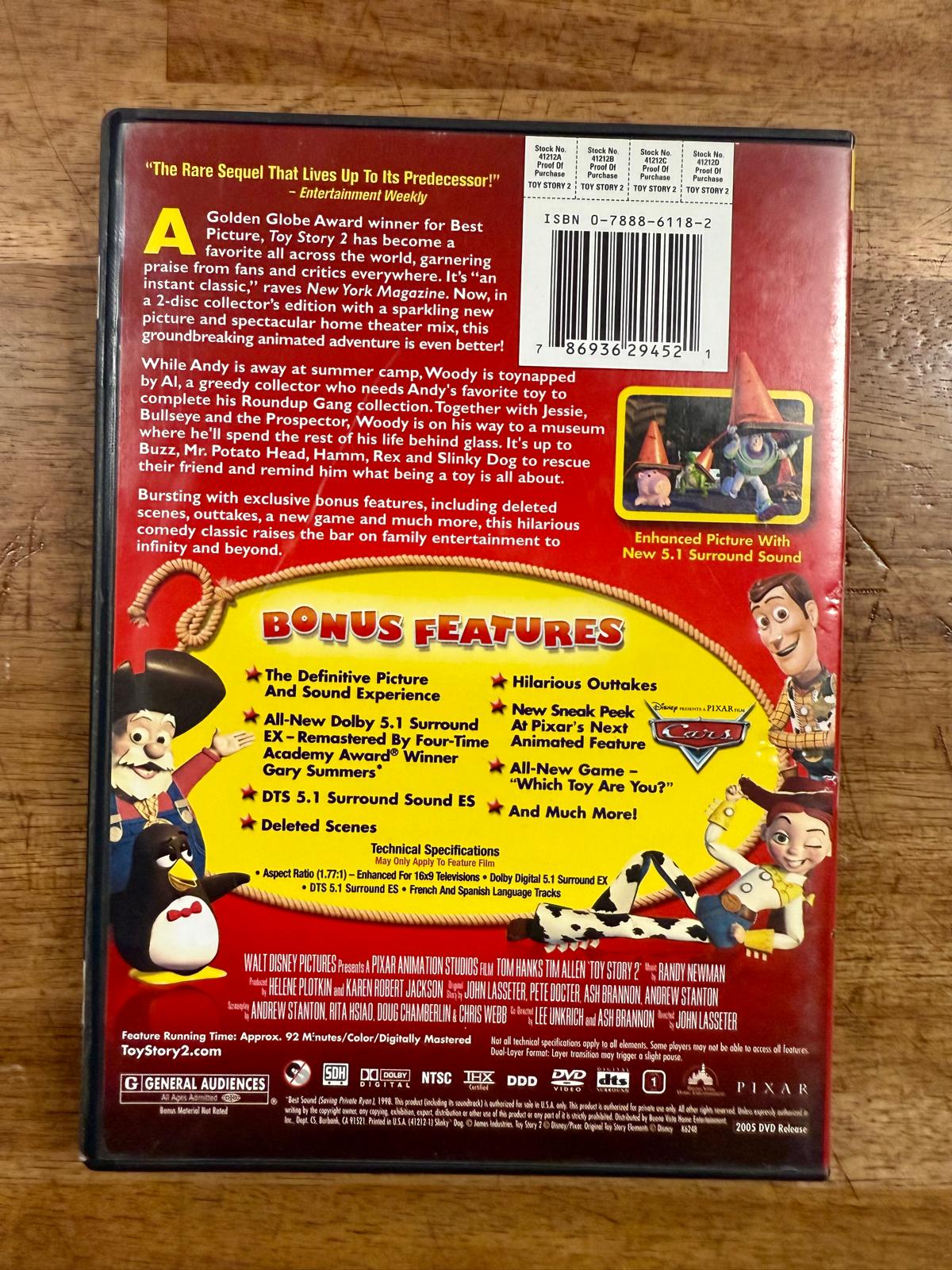 The Toy Story 2: 2-Disc Special Edition DVD