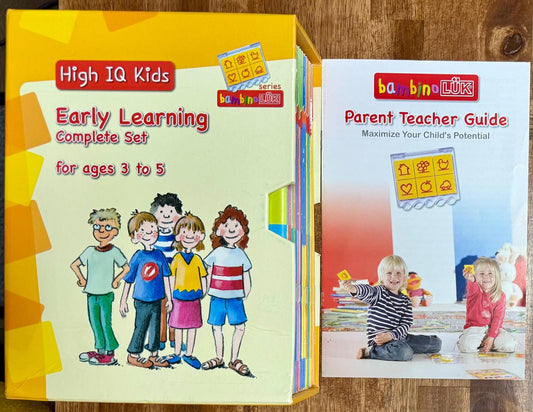 High IQ Kids Early Learning Complete Set for Ages 3-5