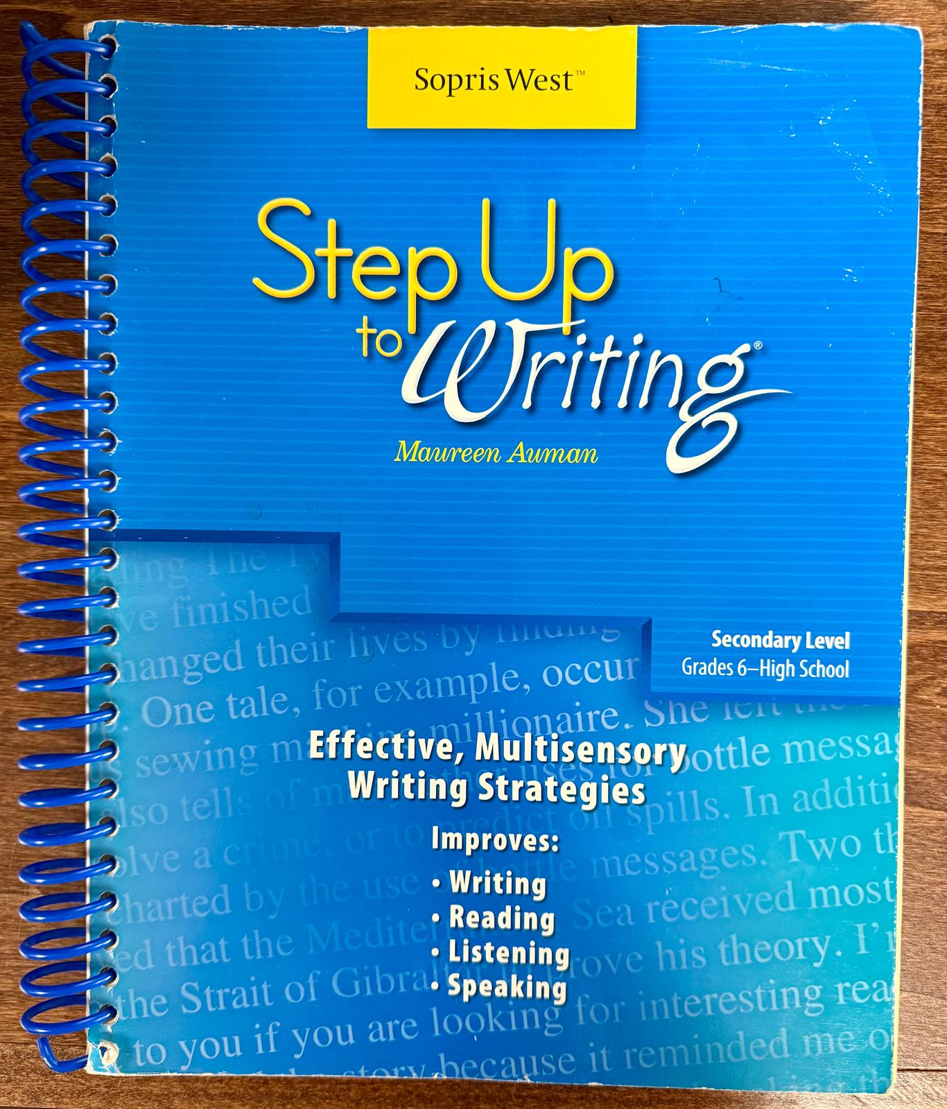 Step Up to Writing Secondary Level Grades 6 - High School