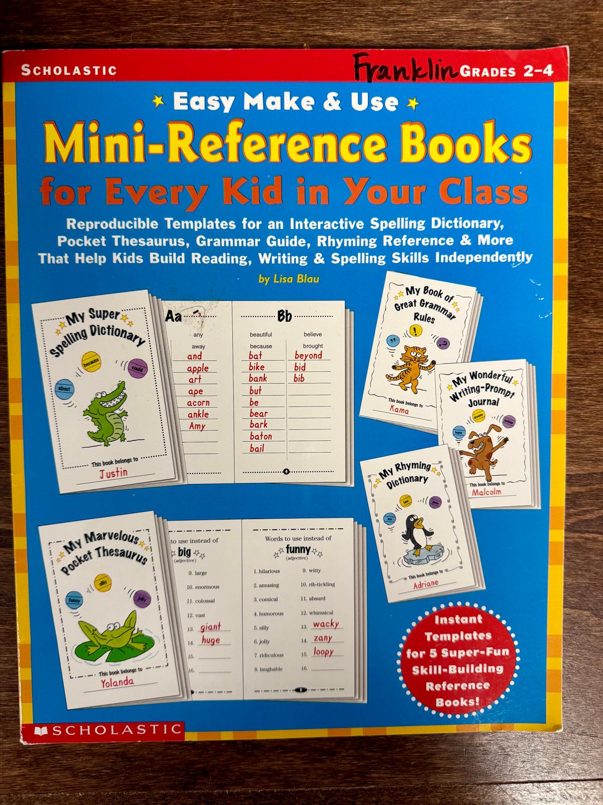 Easy Make & Use Mini-Reference Books for Every Kid in Your Class