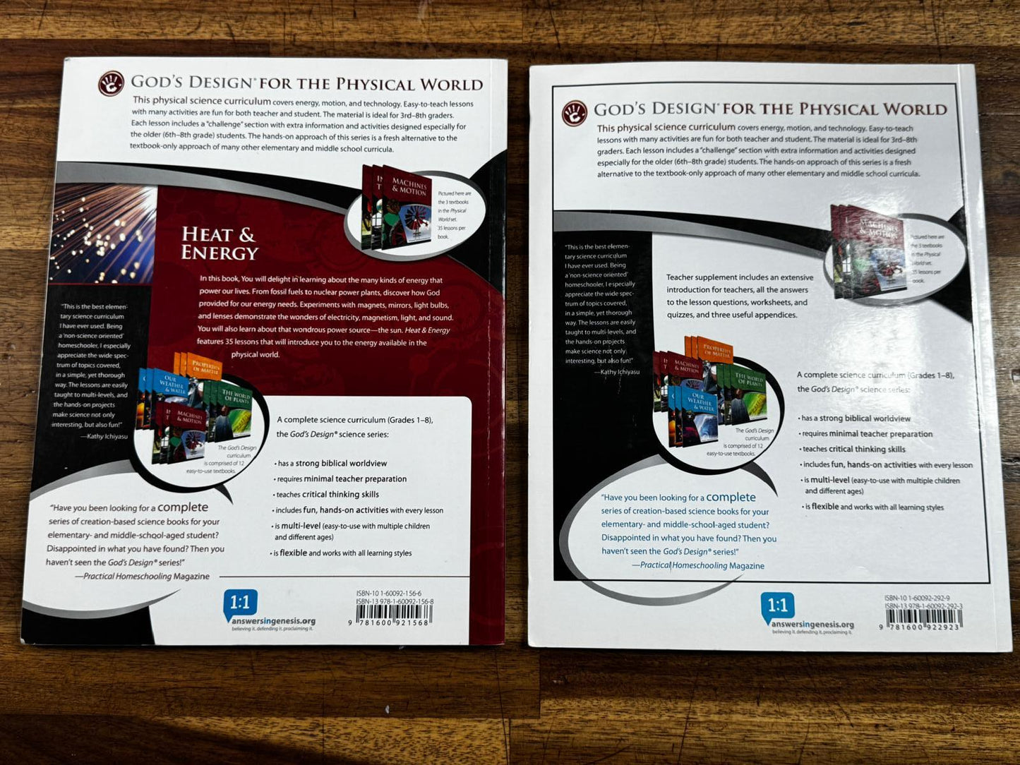 Answers in Genesis SET God's Design For the Physical World