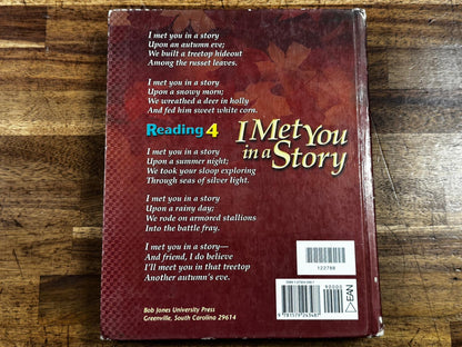 BJU Reading 4 I Met You in a Story (2nd Edition)