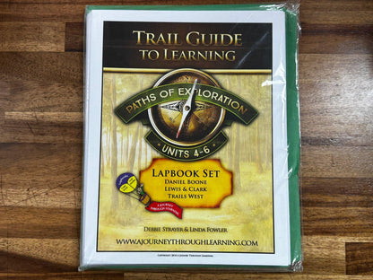 Trail Guide to Learning Lapbook Set Paths of Exploration Units 4-6 (NEW)