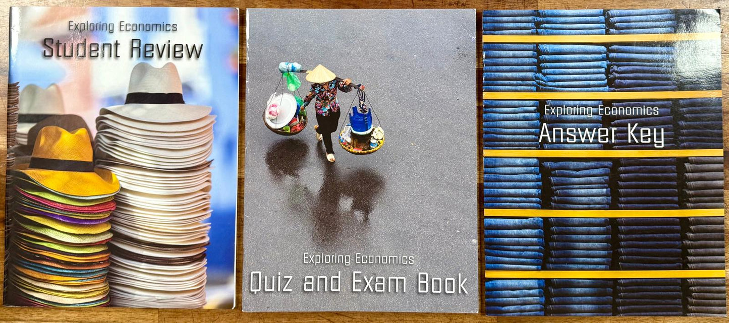 Notgrass Exploring Economics Student Review Pack w/ Quiz & Exam Book, Answer Key