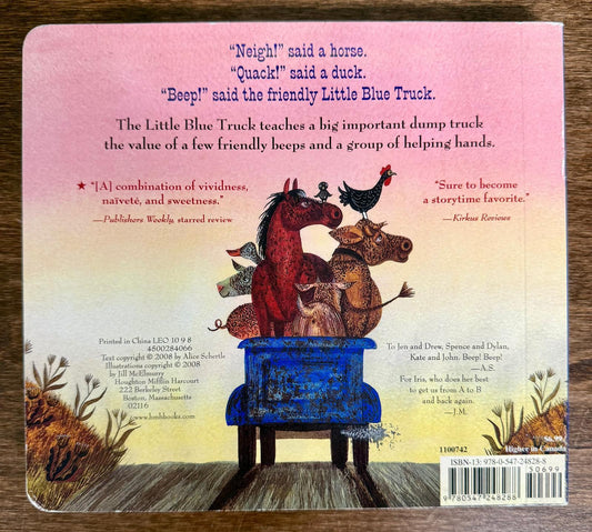 Little Blue Truck – Board Book Edition