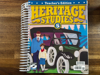 BJU Heritage Studies 5 Teacher's Edition Fourth Edition