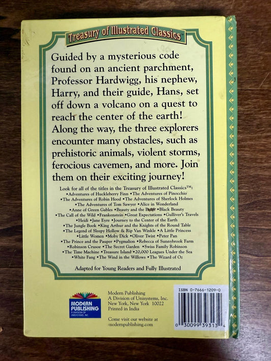 Journey to the Center of the Earth – Treasury of Illustrated Classics Abridged Edition