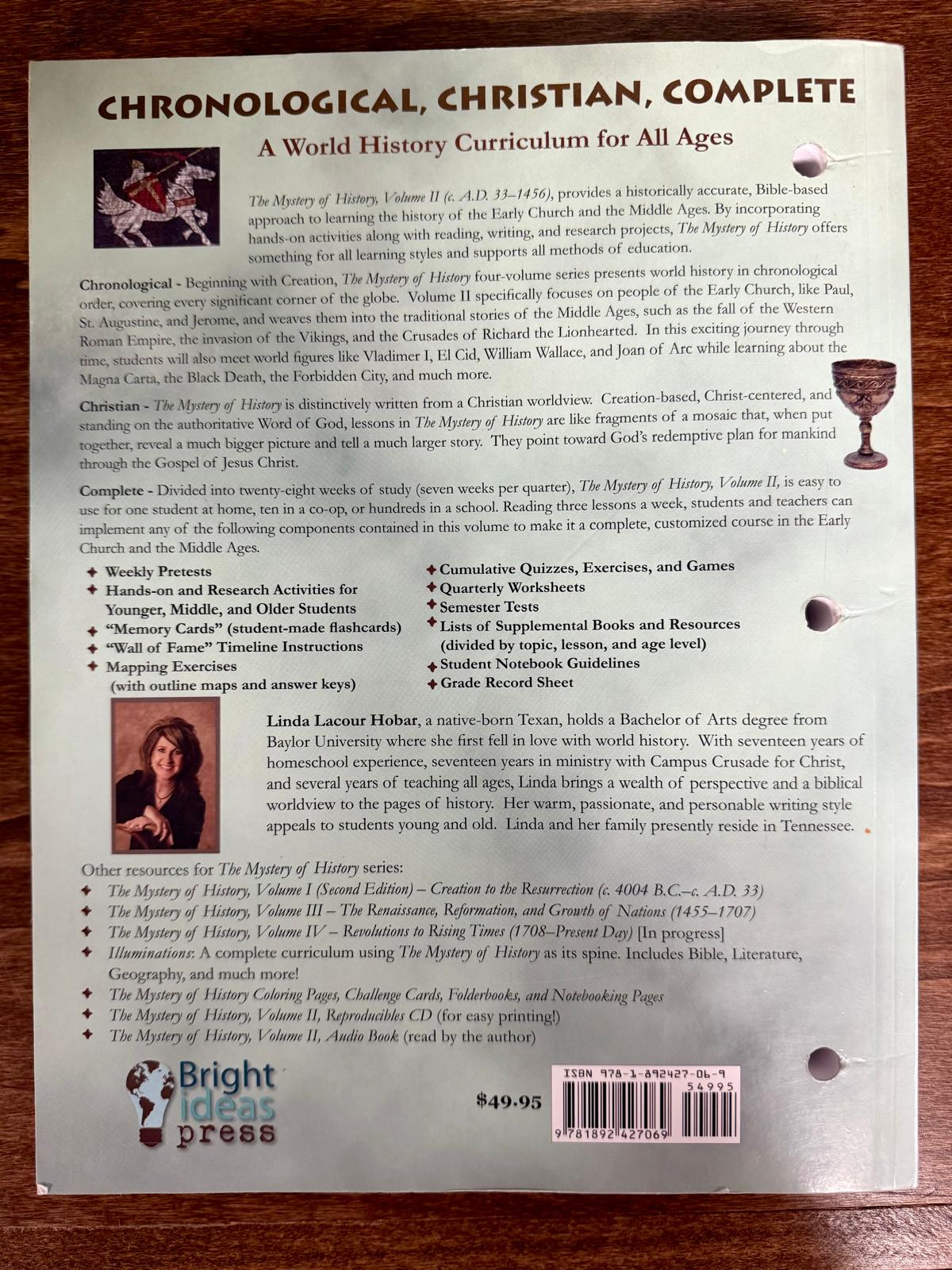 The Mystery of History Volume II: The Early Church and the Middle Ages – 1st Edition