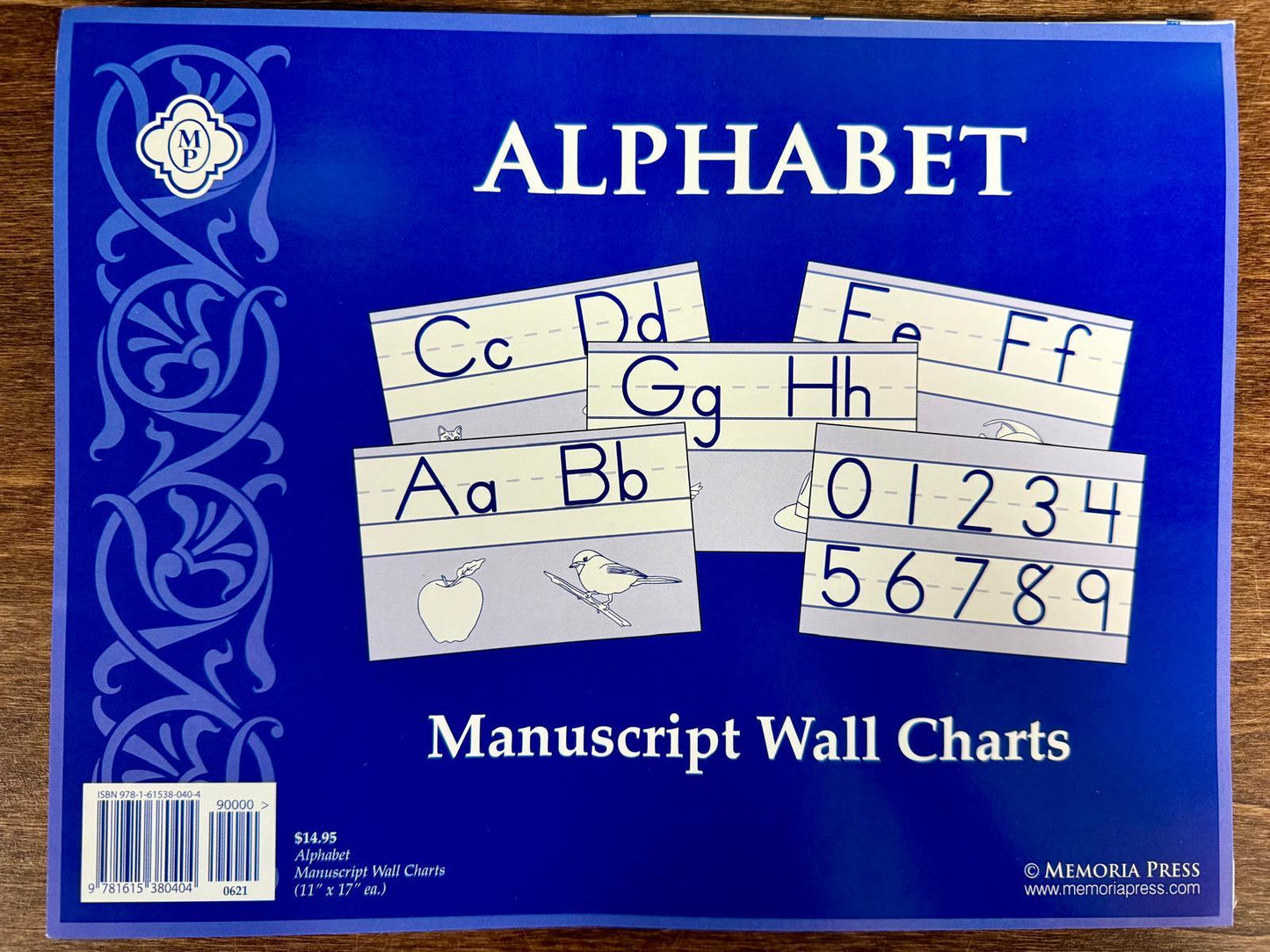 Memoria Press Alphabet Manuscript Wall Charts