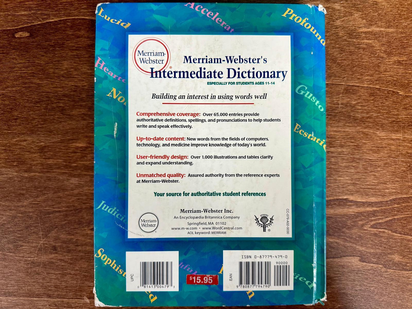 Merriam-Webster's Intermediate Dictionary