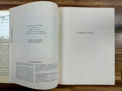 Mark Twain Himself: A Pictorial Biography by Milton Meltzer