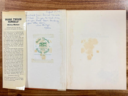 Mark Twain Himself: A Pictorial Biography by Milton Meltzer