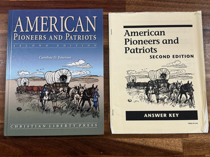 American Pioneers and Patriots 2nd Ed Textbook & Answer Key