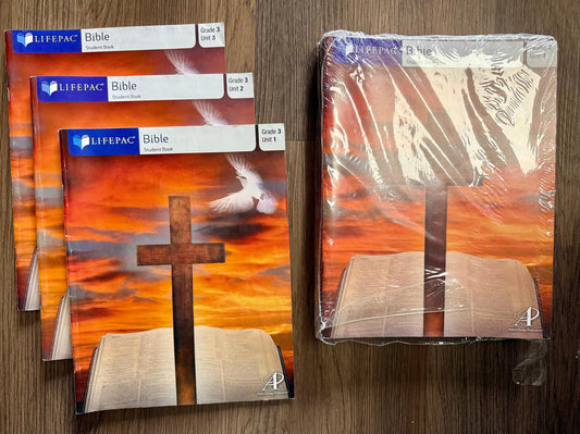Lifepac Bible Grade 3 Full Set Student Books & Teacher Guide