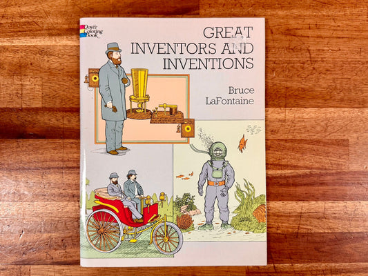 Dover World History Coloring Bks.: Great Inventors and Inventions