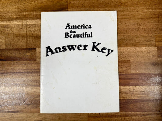 Notgrass America the Beautiful Answer Key (2011)