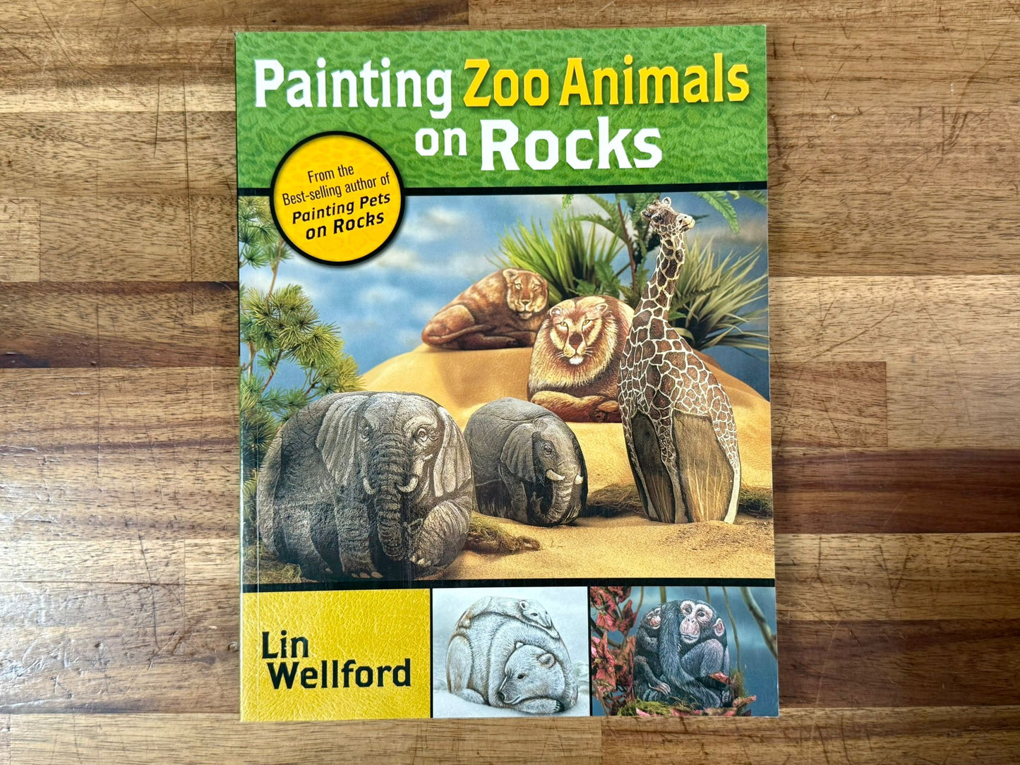 Painting Zoo Animals on Rocks by Wellford, Lin
