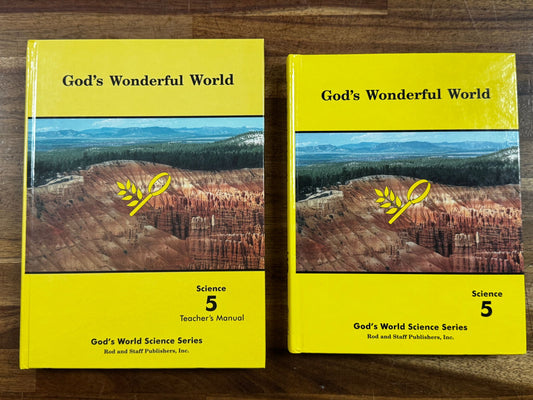 Rod & Staff Science 5 - God's Wonderful World