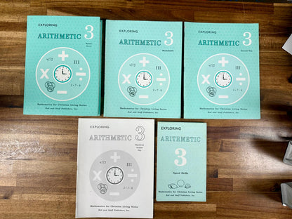 Rod & Staff Arithmetic 3 SET of 5