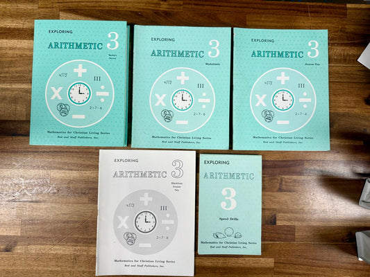 Rod & Staff Arithmetic 3 SET of 5
