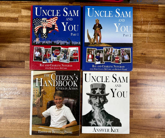 Notgrass Uncle Sam & You SET - Texts, Answer Key, Citizen's Handbook