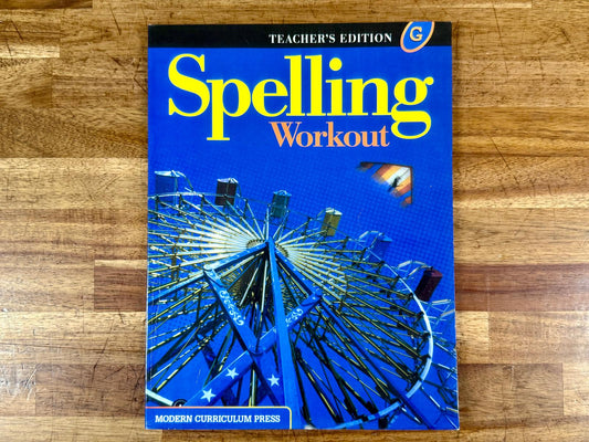 Spelling Workout TE Level G