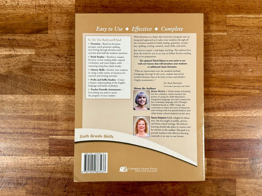CSP Learning LangArts Through Literature - Tan Book TG