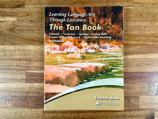 CSP Learning LangArts Through Literature - Tan Book TG