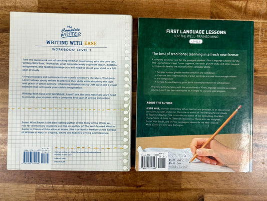 Well-Trained Mind First Language Lessons Level 1 SET