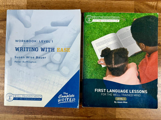 Well-Trained Mind First Language Lessons Level 1 SET