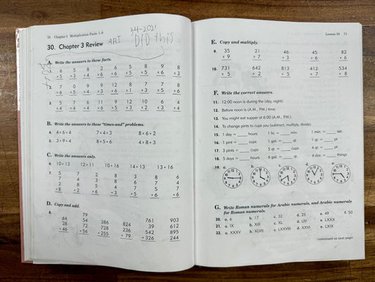 Rod & Staff Progressing with Arithmetic 4 SET of 5