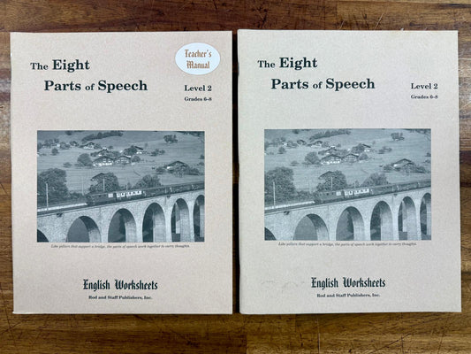 Rod & Staff The Eight Parts of Speech Level 2 - TM & Text