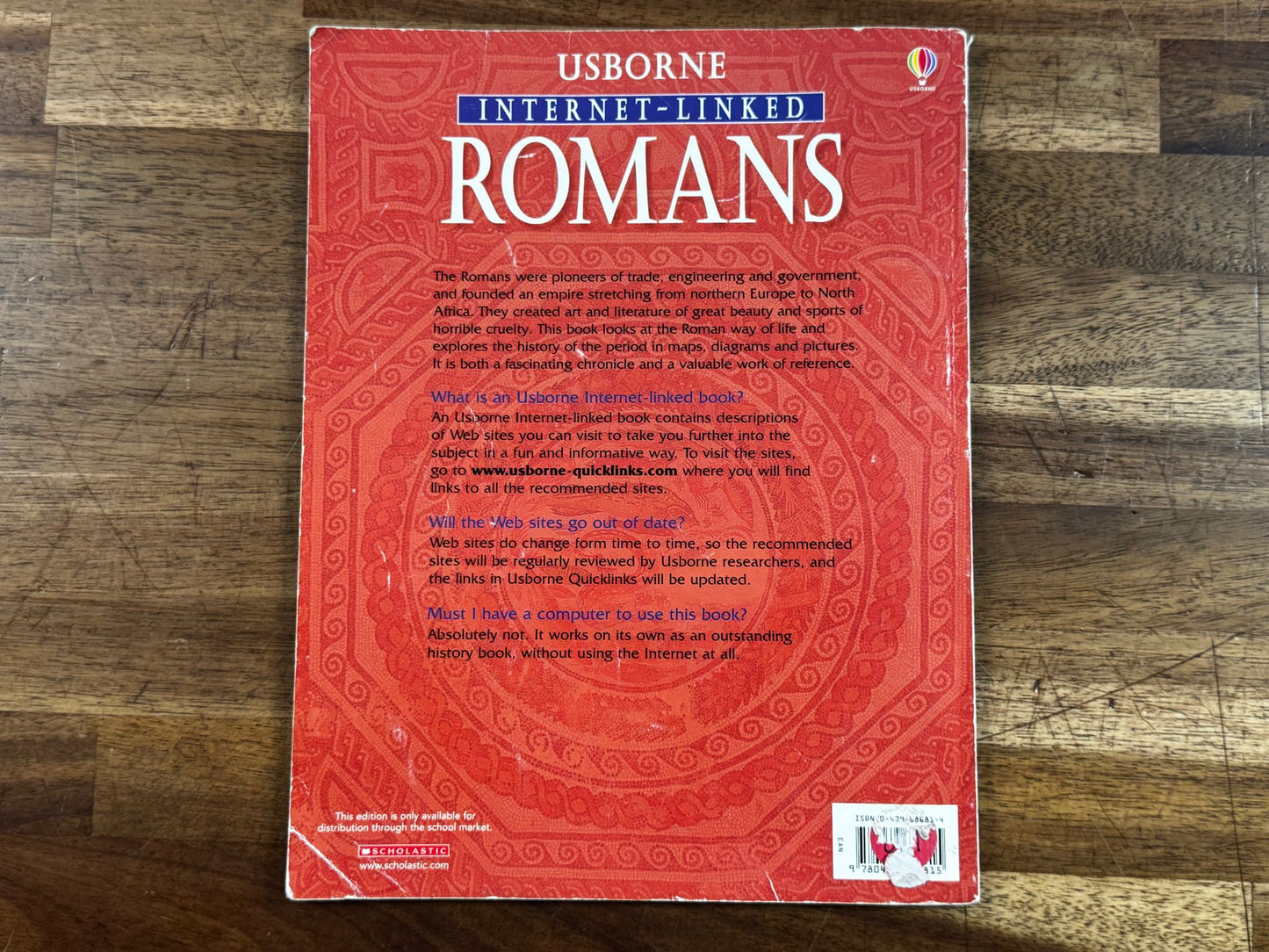 Usborne “Romans Internet‑Linked”